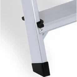 Scala 8 Gradini in Alluminio Domestica Soppalco Scalini Max 150kg Palchettone
