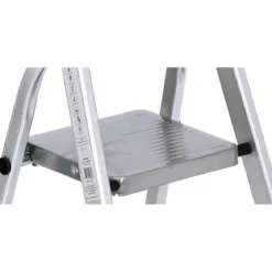 Scala in Alluminio 3 Gradini Comoda e Robusta Scalini Max 150kg Sgabello Casa