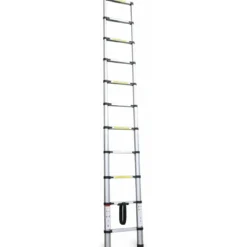 Scala Telescopica 10 Gradini Estensibile in Alluminio Scaletta Allungabile 290