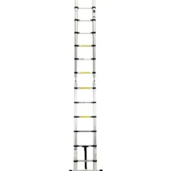 Scala Telescopica Pieghevole 10 Gradini in Alluminio Altezza 3,20m