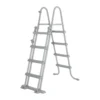 Scaletta di Sicurezza per Piscina Altezza 122 cm Bestway Gradini Esterni Acciaio