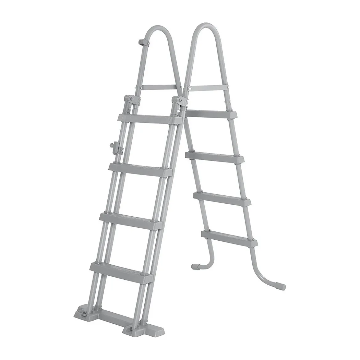 Scaletta di Sicurezza per Piscina Altezza 122 cm Bestway Gradini Esterni Acciaio
