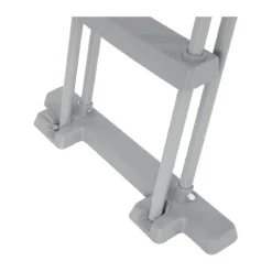 Scaletta di Sicurezza per Piscina Altezza 122 cm Bestway Gradini Esterni Acciaio