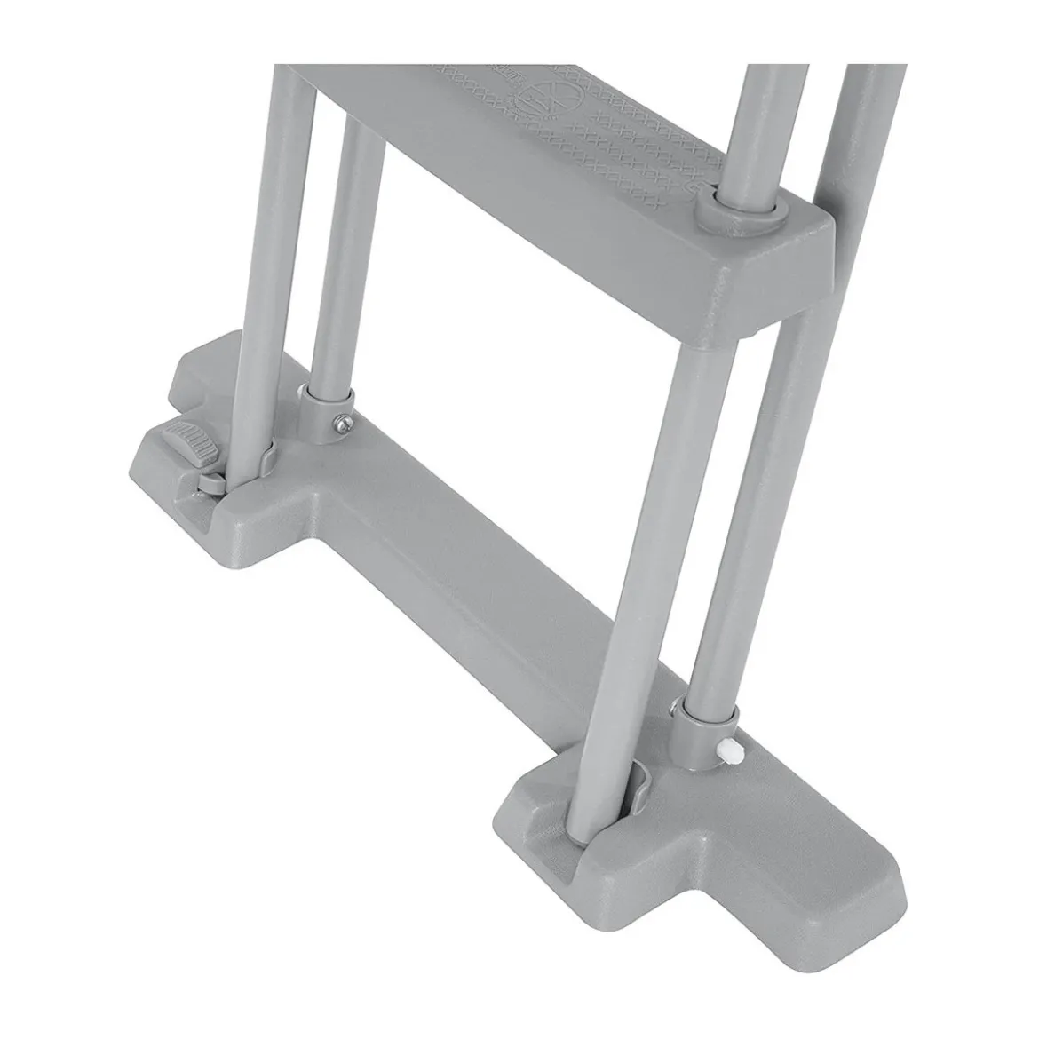 Scaletta di Sicurezza per Piscina Altezza 122 cm Bestway Gradini Esterni Acciaio