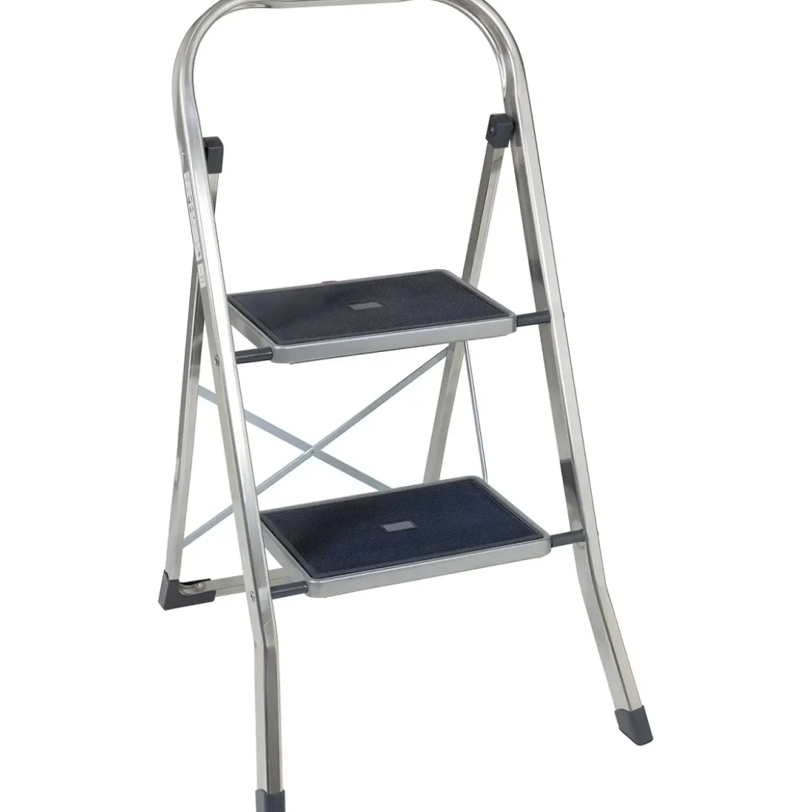 Scaletta Pieghevole 2 Gradini Antiscivolo Facal in Alluminio da Casa