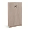 Scarpiera Armadio Mobile 2 Ante Olmo con Ripiani Multiuso Mobiletto da Ufficio