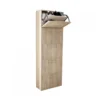 Scarpiera Design Slim Moderno Olmo in Legno 5 Ante Salvaspazio in Legno Per Ingresso