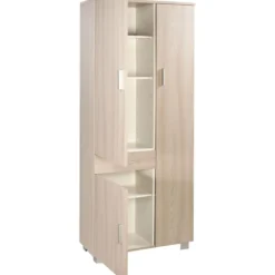 Scarpiera Mobile 180 3 Ante Olmo con Cassetto Ripiani Multiuso Armadio Scarpe