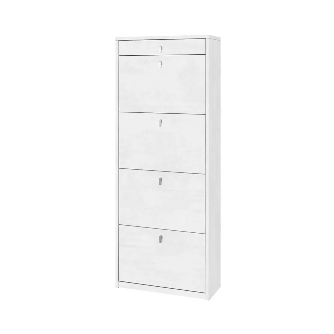 Scarpiera Ossido 4 Ante a Ribalta Doppia 20 Paia Cassetto Porta Scarpe Mobile