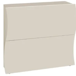 Scarpiera Salvaspazio 2 Ante a Ribalta Legno Beige Cachemire Ingresso