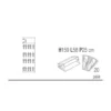 Scarpiera Slim Olmo 4 Ante Ribalta con Cassetto Porta Scarpe Mobile Kit in Legno
