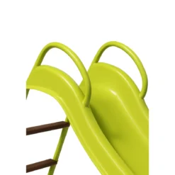 Scivolo per Bambini in Acciaio da Giardino Verde 95x185x105 cm