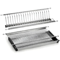 Scolapiatti da Incasso per Pensile Regolabile Organizzatore Piatti 76 cm