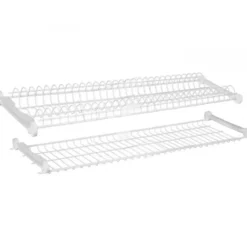 Scolapiatti in Acciaio Plastificato 76 cm a Incasso Organizzatore Piatti