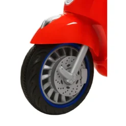 Scooter Elettrico per Bambini Happy Rosso Doppia Velocità e MP3
