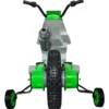 Scooter Motorino Elettrico per Bambini a Batteria 12 Volt Verde Moto da Cross