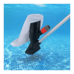 Scopa Aspirante per Piscina con Filtro Integrato e Manico 120 cm