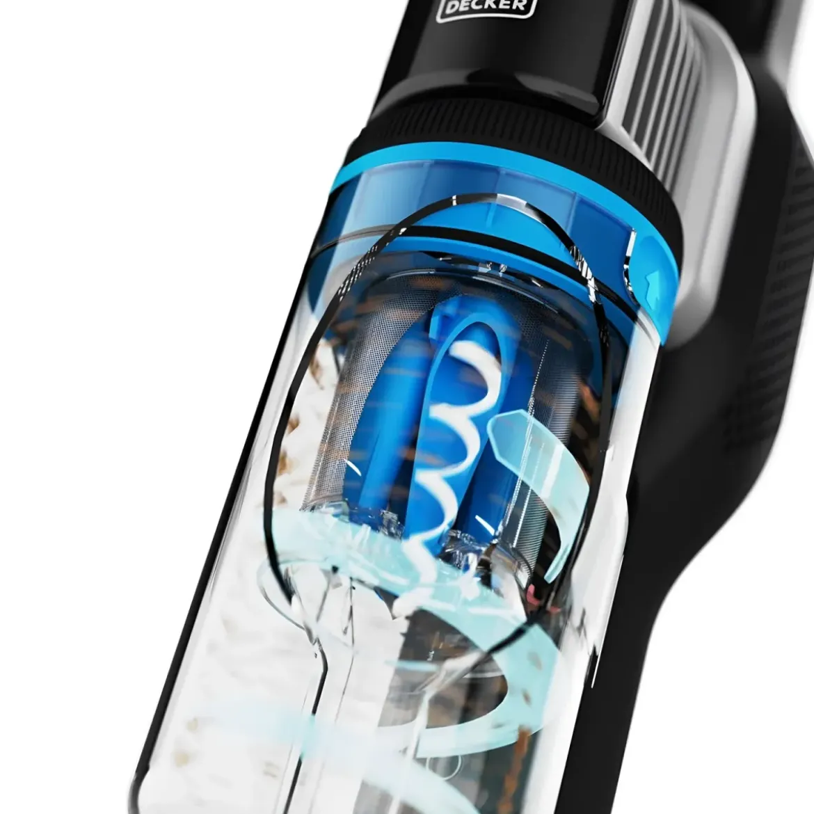 Scopa Elettrica Black+Decker 18V Ricaricabile Multiciclonica 3 Velocità