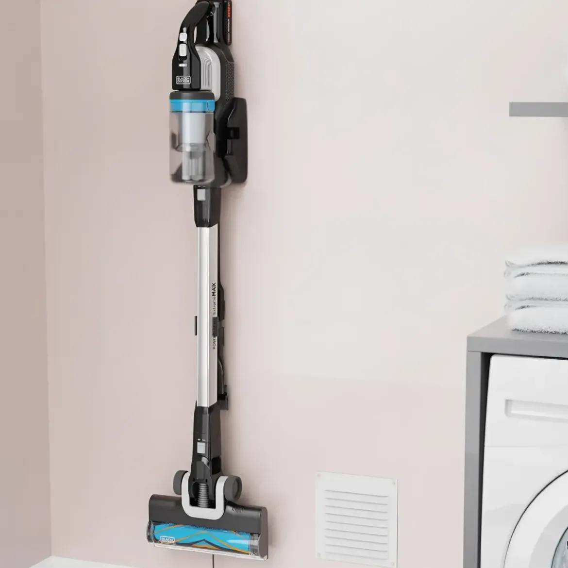 Scopa Elettrica Black+Decker 18V Ricaricabile Multiciclonica 3 Velocità