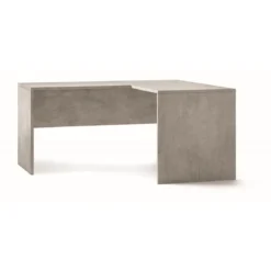 Scrivania Angolare 160x150 cm Cemento Moderna Angolo da Ufficio Studio