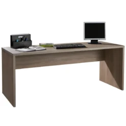 Scrivania da Ufficio Design Direzionale in Legno 178x69x74,5 cm