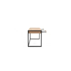 Scrivania Moderna Antracite da Ufficio in Legno e Ferro