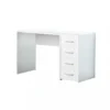 Scrivania Porta Pc in Legno Bianco per Ufficio Cameretta Bambini Cassetto