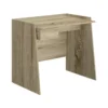 Scrivania Rovere 90 cm con Cassetto Porta Pc Moderna Tavolo Consolle Cameretta