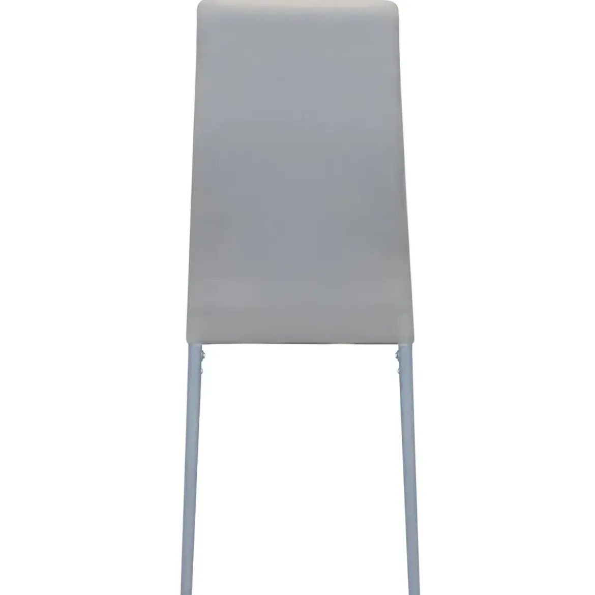 Sedia Cucina Moderna Metallo Grigio Seduta Imbottita Schienale Alto