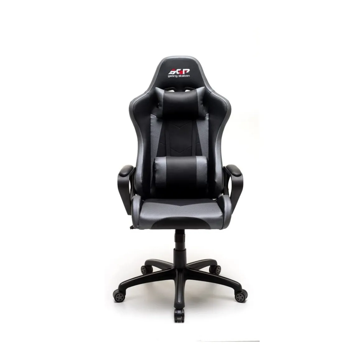 Sedia da Gaming Ragazzo con Braccioli e Ruote Grigia da Cameretta Pc Consolle