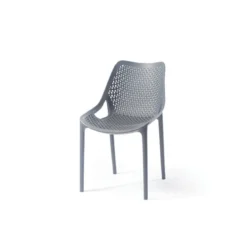 Sedia da Giardino in Polipropilene Grigio