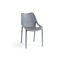 Sedia da Giardino in Polipropilene Grigio