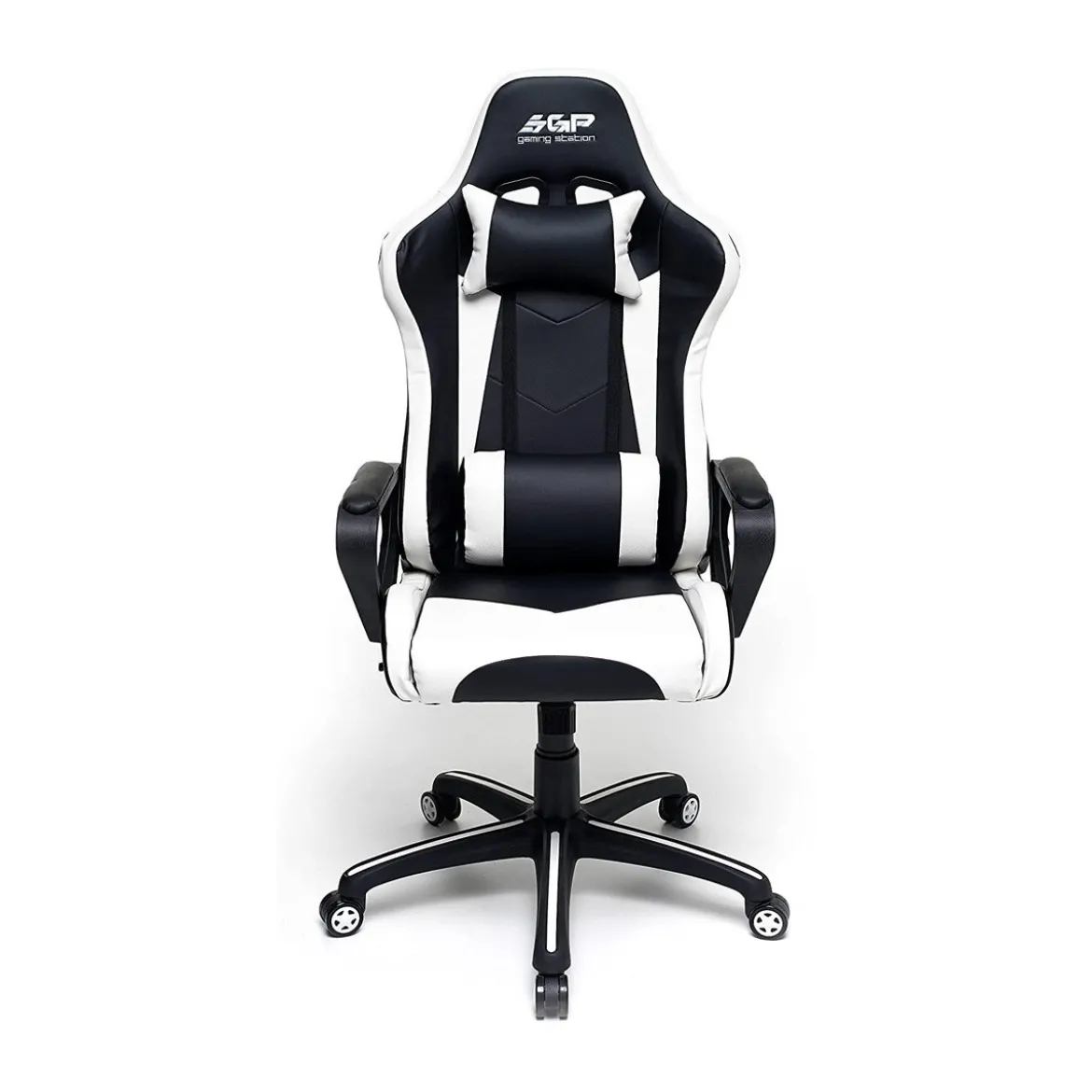 Sedia Gaming da Ragazzo Cuscino Cervicale Braccioli e Ruote Poltrona Ergonomica