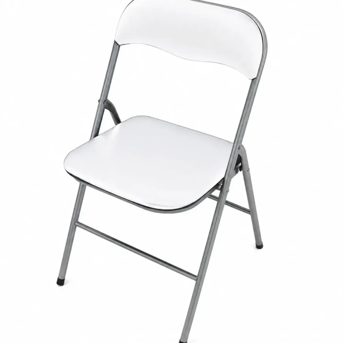 Sedia Pieghevole da Cucina Salvaspazio Bianco Opaco 44x45x78 cm