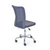 Sedia Poltrona Ufficio Ruote Scrivania Girevole Arredo Camera Grigio Cameretta