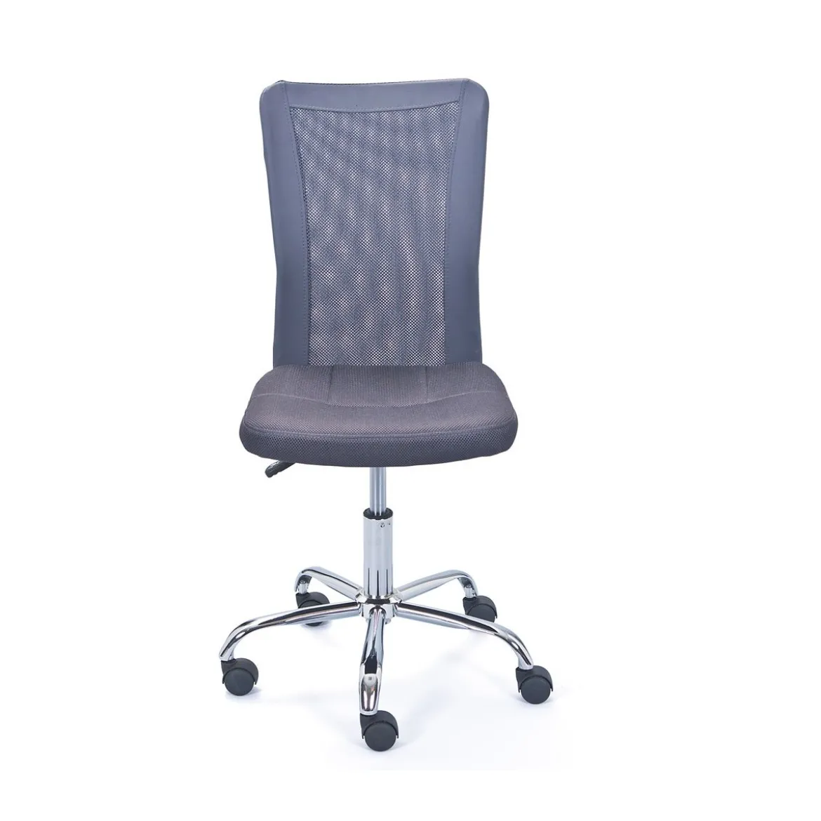 Sedia Poltrona Ufficio Ruote Scrivania Girevole Arredo Camera Grigio Cameretta