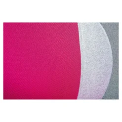 Sedia Rosa con Ruote Colorata Poltrona Cameretta Regolabile e Girevole