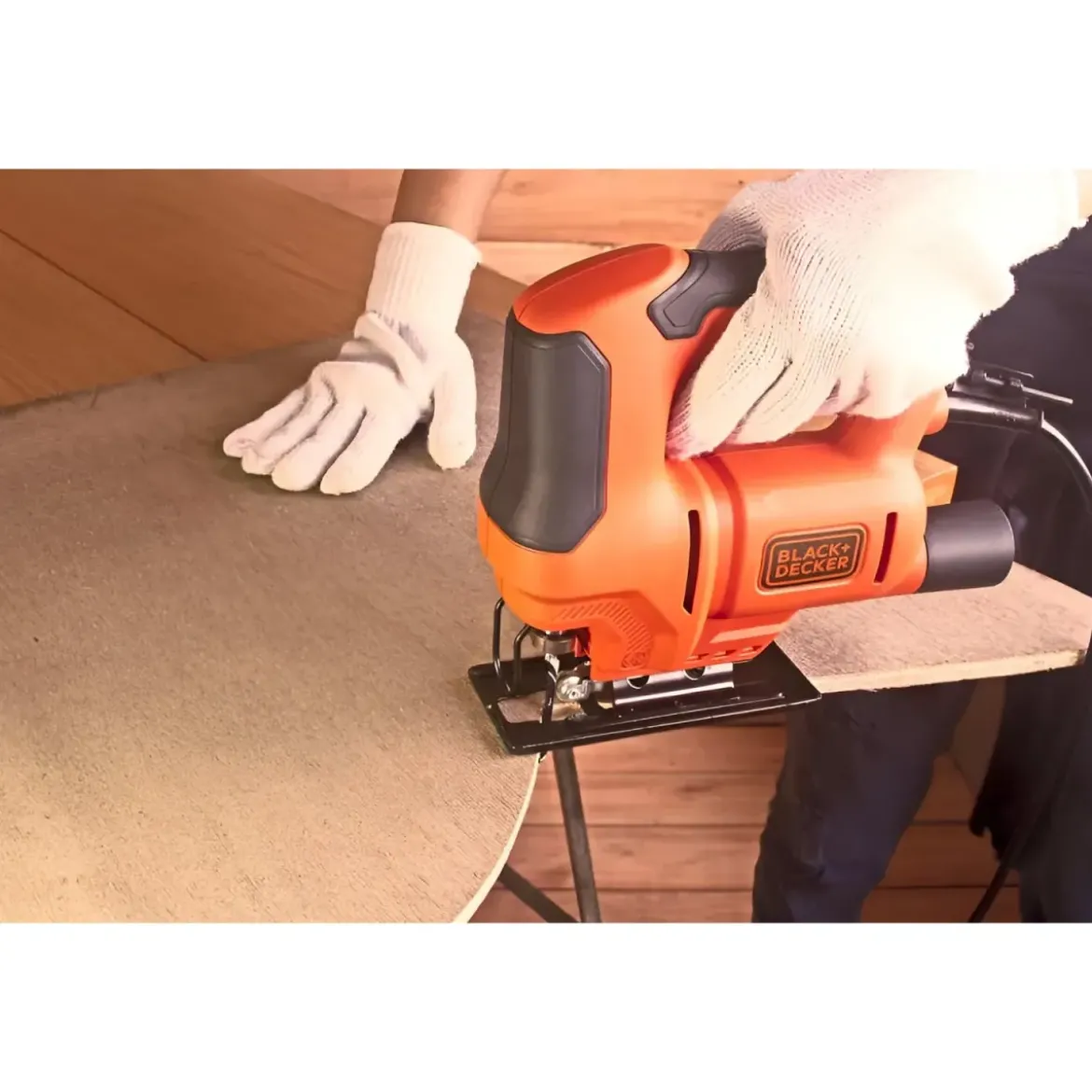 Seghetto Alternativo Black+Decker 400W Compatto Taglio Legno Metallo