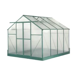 Serra in Alluminio Policarbonato Alveolare Fiori Orto Copertura Giardino Esterno