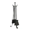 Set Accessori 4 Attrezzi per Stufa Camino Caminetto Barbecue BBQ Legna Paletta