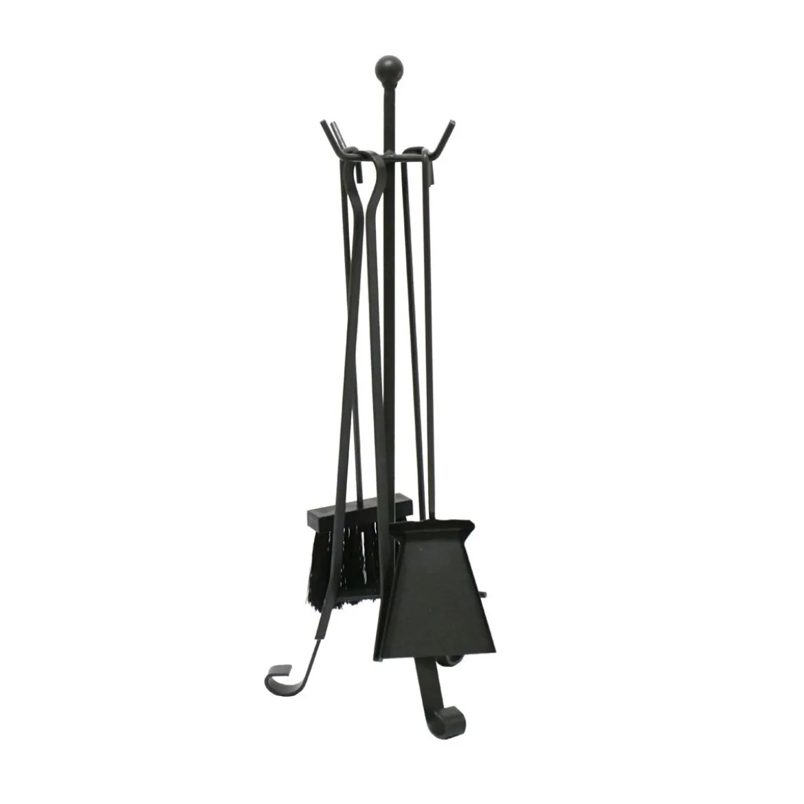 Set Accessori 4 Attrezzi per Stufa Camino Caminetto Barbecue BBQ Legna Paletta