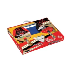 Set Advance Ping Pong 2 Racchette 6 Palline Tendi Rete Inclusa Tennis da Tavola