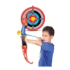 Set Arciere Kid Bambini Arco in Plastica 3 Frecce Ventosa Bersaglio da Appendere