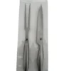 Set da Taglio per Barbecue Acciaio Inox Coltello Forchetta 33 cm