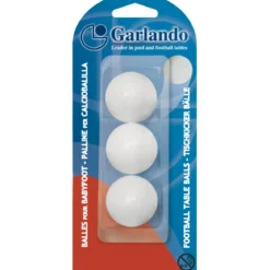 Set 3 Palline per Calciobalilla Standard Bianco in Polipropilene