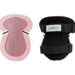 Set Protezioni per Bambini Gomiti Ginocchia Polsi Rosa Pastello XXS