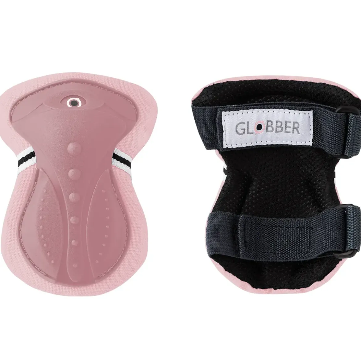Set Protezioni per Bambini Gomiti Ginocchia Polsi Rosa Pastello XXS