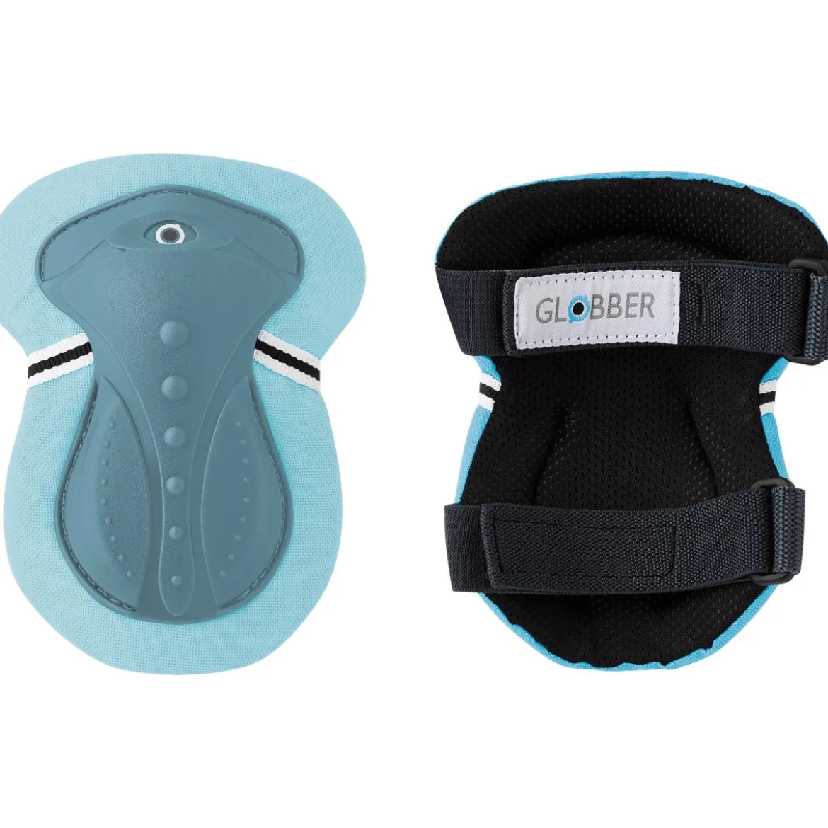 Set Protezioni per Bambini XXS per Gomiti Ginocchia Polsi Blu Pastello