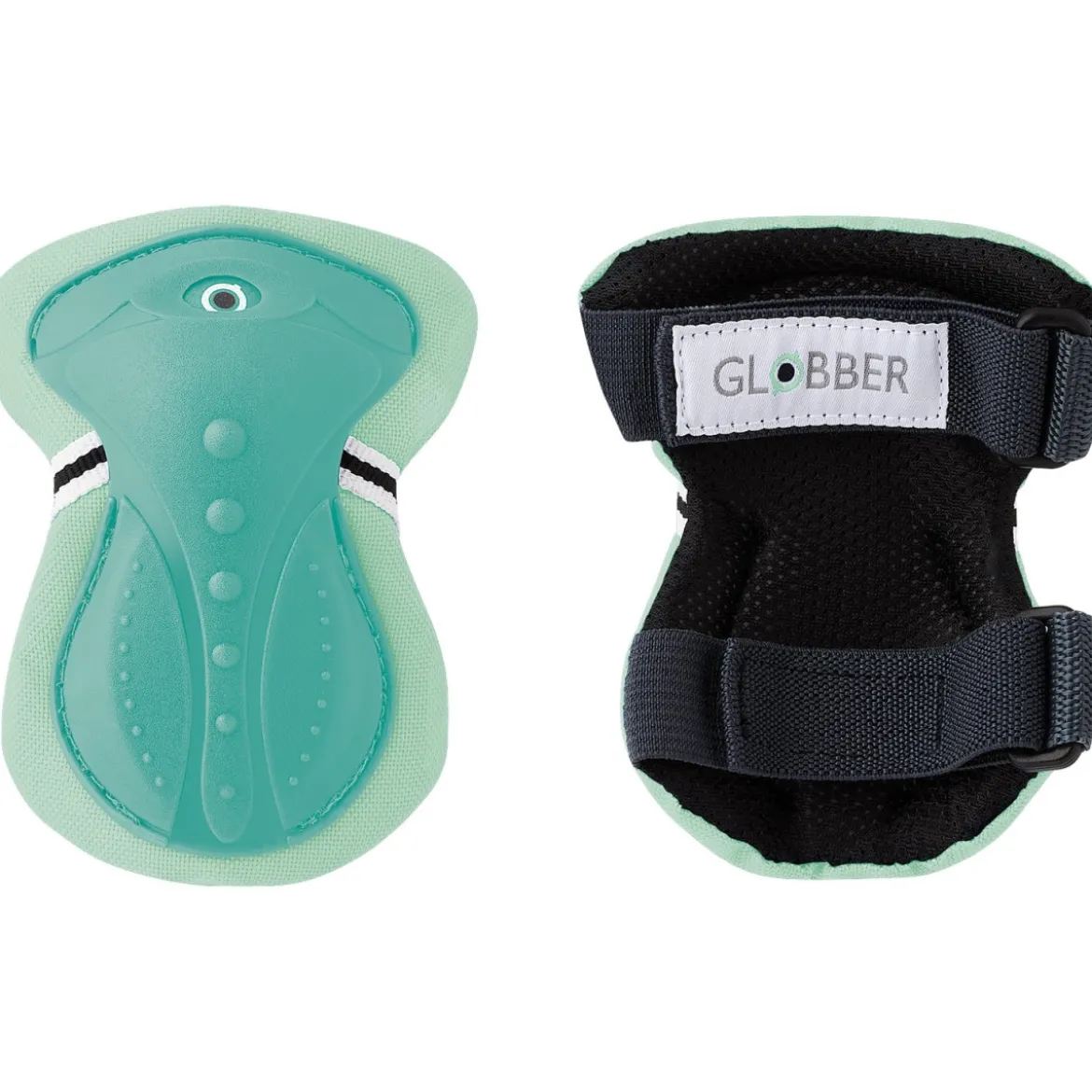 Set Protezioni per Bambini XXS per Gomiti Ginocchia Polsi Verde Menta
