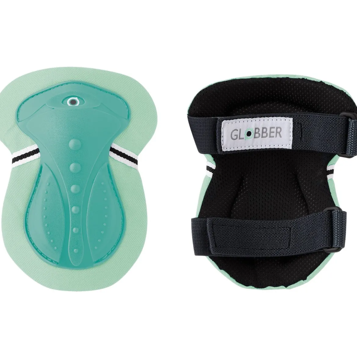 Set Protezioni per Bambini XXS per Gomiti Ginocchia Polsi Verde Menta